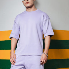 Men's Relaxed Fit Cotton T-Shirt & Shorts Co-Ords Set
