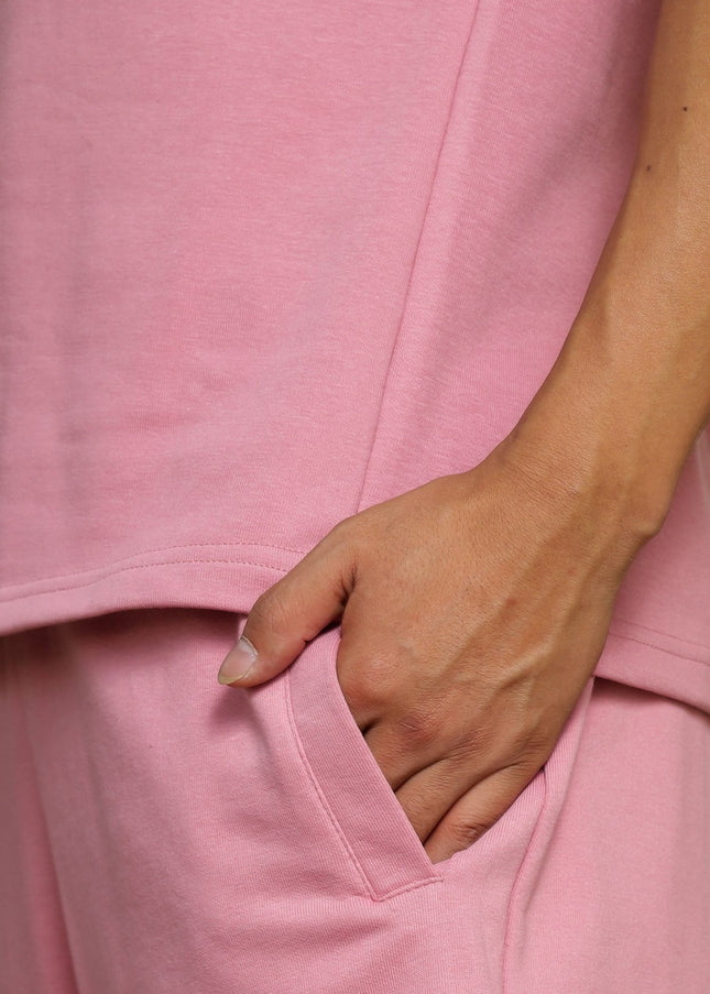 Men's Relaxed Fit Cotton T-Shirt & Shorts Co-Ords Set