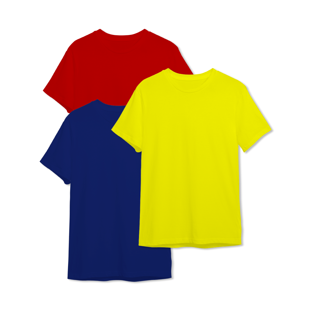 Pack of 3 RYRB T-Shirt - Men