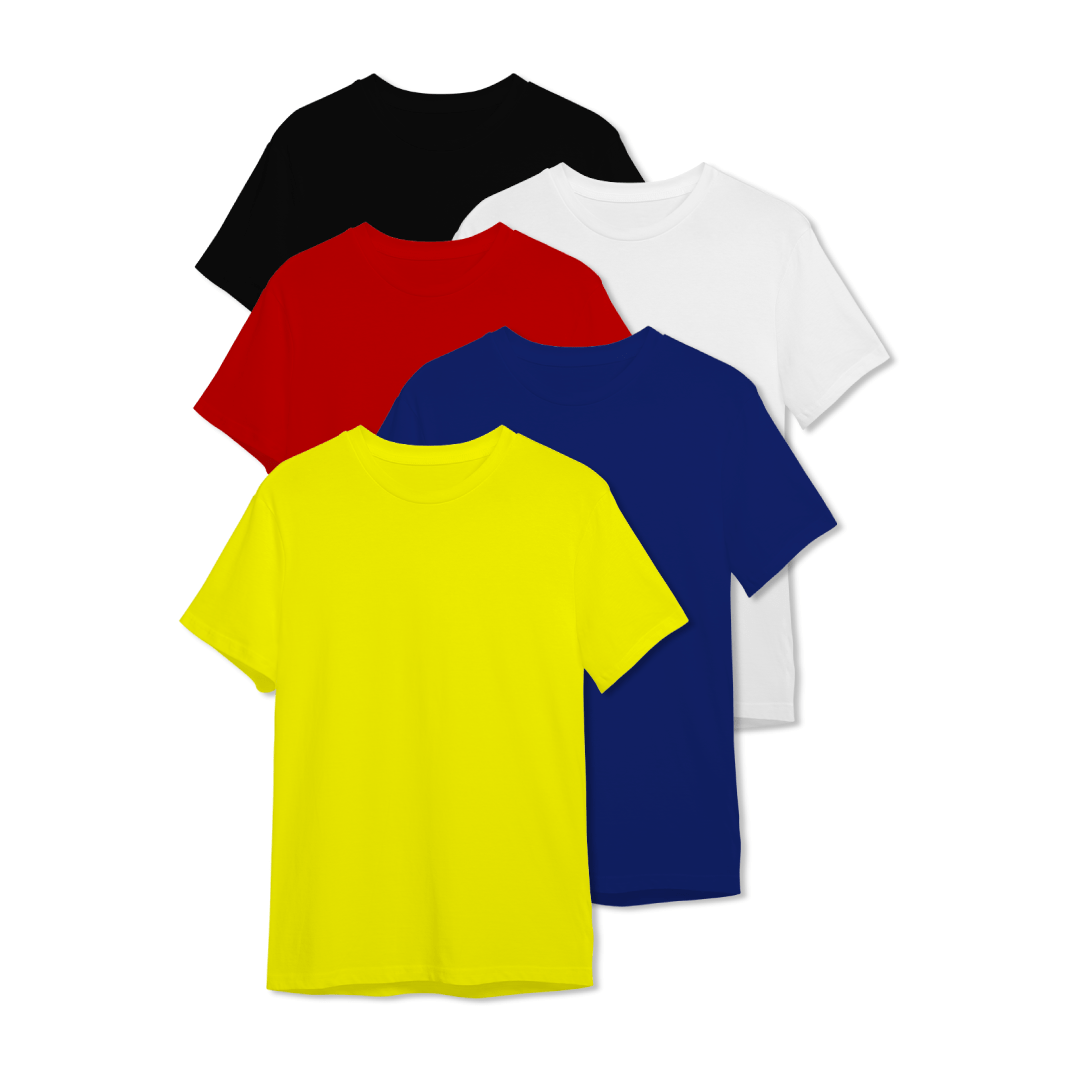 Pack of 5  BWRYRB T-Shirt  - Men
