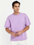 Relaxed Basic T-Shirt - 220 GSM - Lavender