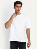 Relaxed Basic T-Shirt - 220 GSM - White