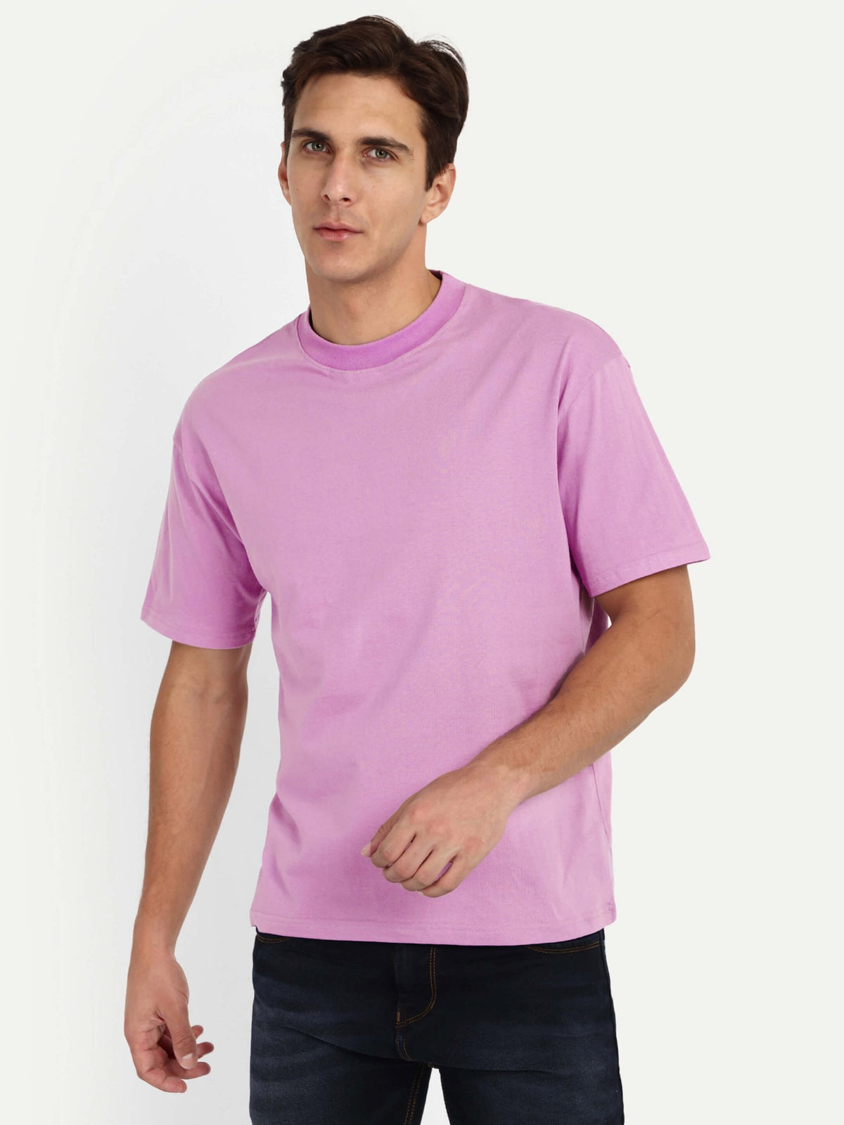 Relaxed Basic T-Shirt - Carnation Pink