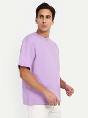 Relaxed Basic T-Shirt - Lavender Bright