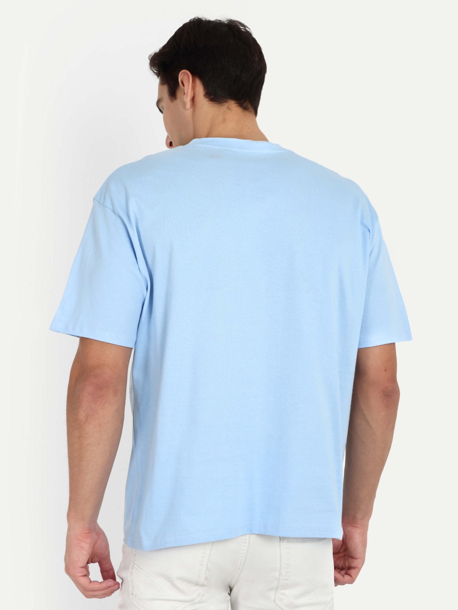 Relaxed Basic T-Shirt - Light Blue