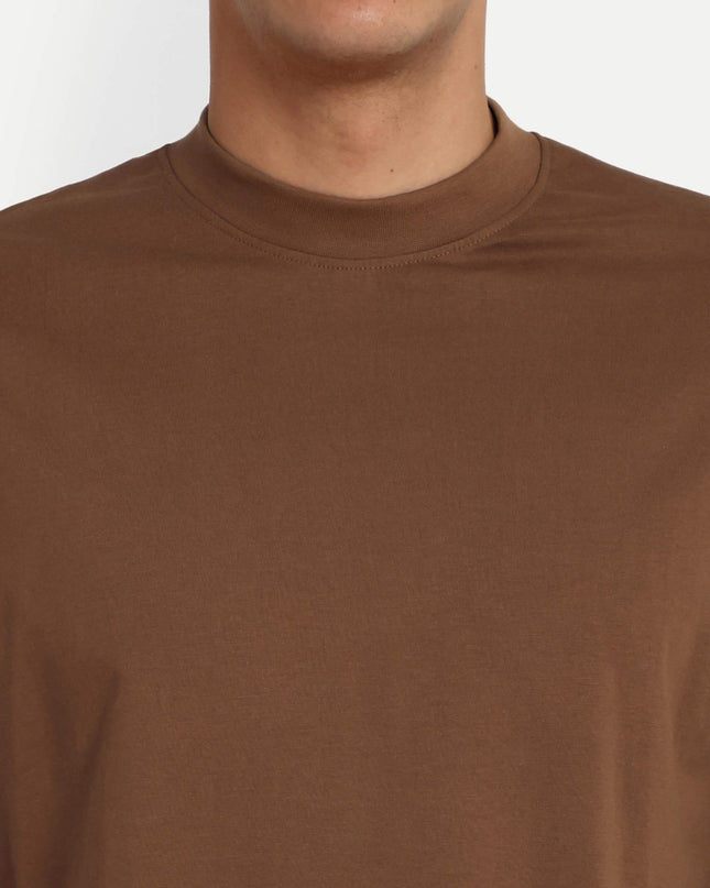 Relaxed Basic T-Shirt - Light Brown
