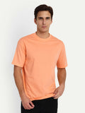 Relaxed Basic T-Shirt - Peach