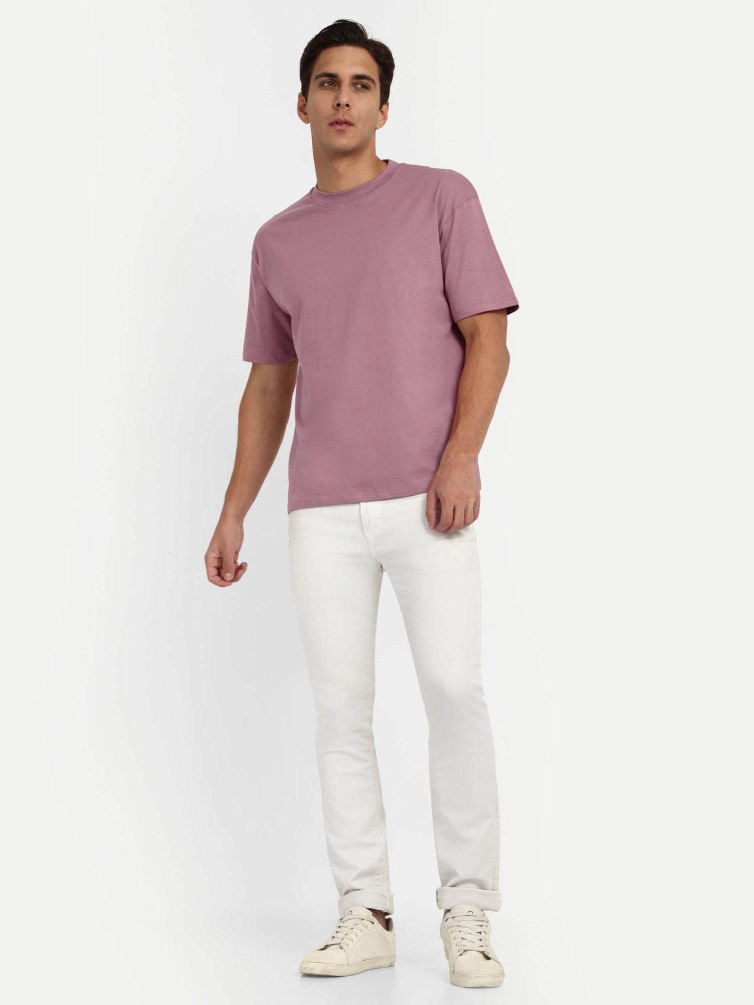 Relaxed Basic T-Shirt - Salmon Pink
