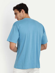 Relaxed Basic T-Shirt - Sea Blue