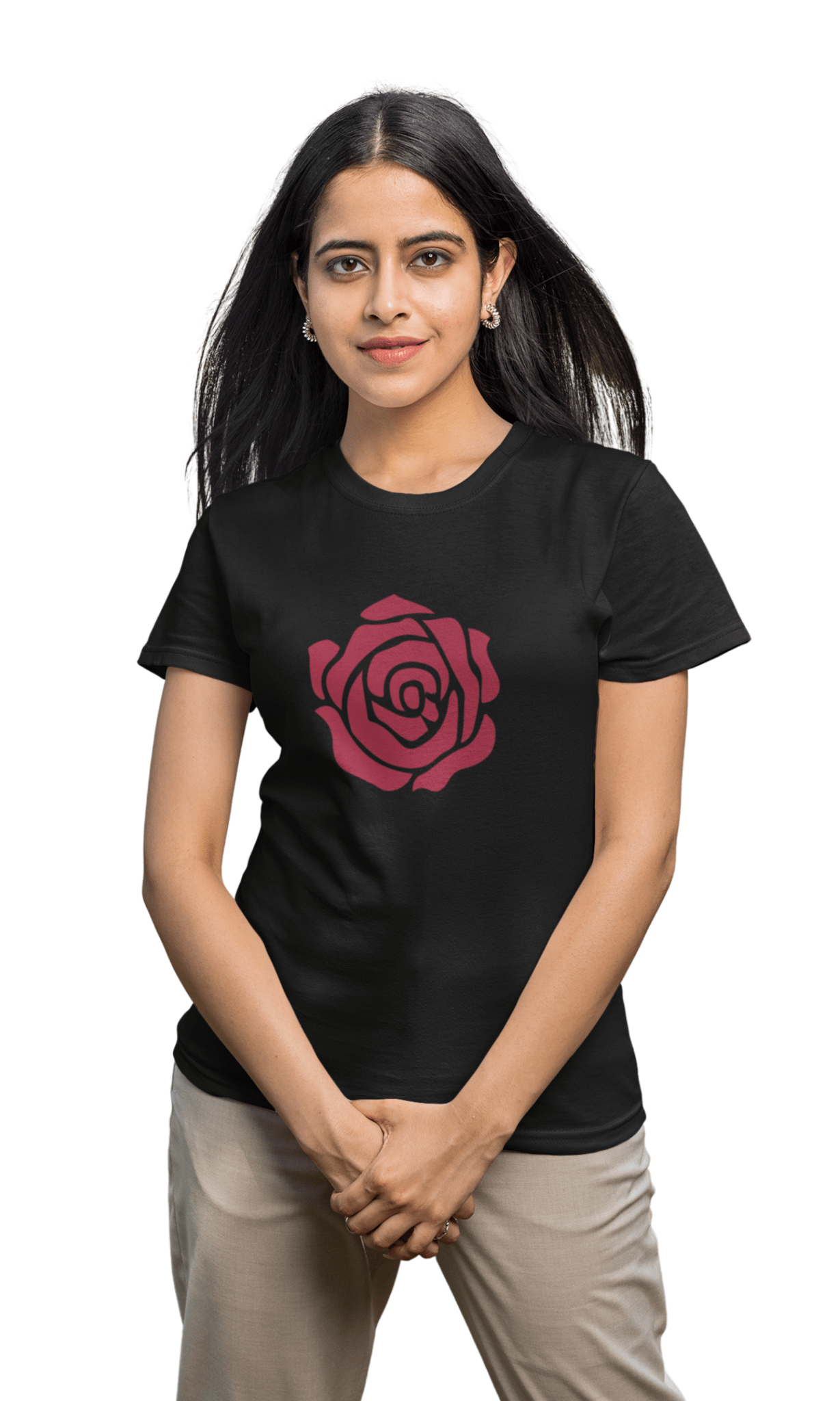 Rose Regular Women's T-Shirt - Hush and Wear