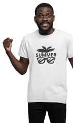 Summer Black Regular Men's T-Shirt