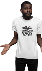 Summer Black Regular Men's T-Shirt